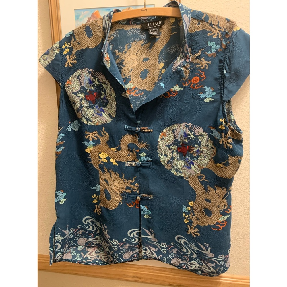Citron Santa Monica, Vintage Silk Blouse